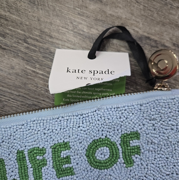 🐢 Kate Spade x Target Life Of The Party Beaded Clutch Pouch NWT - Picture 3 of 10